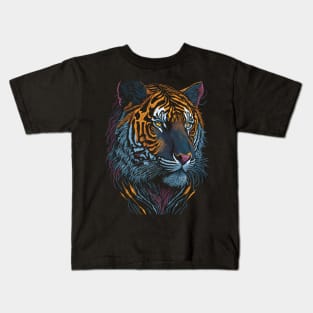 Pop Art Tiger - Colorful Kids T-Shirt